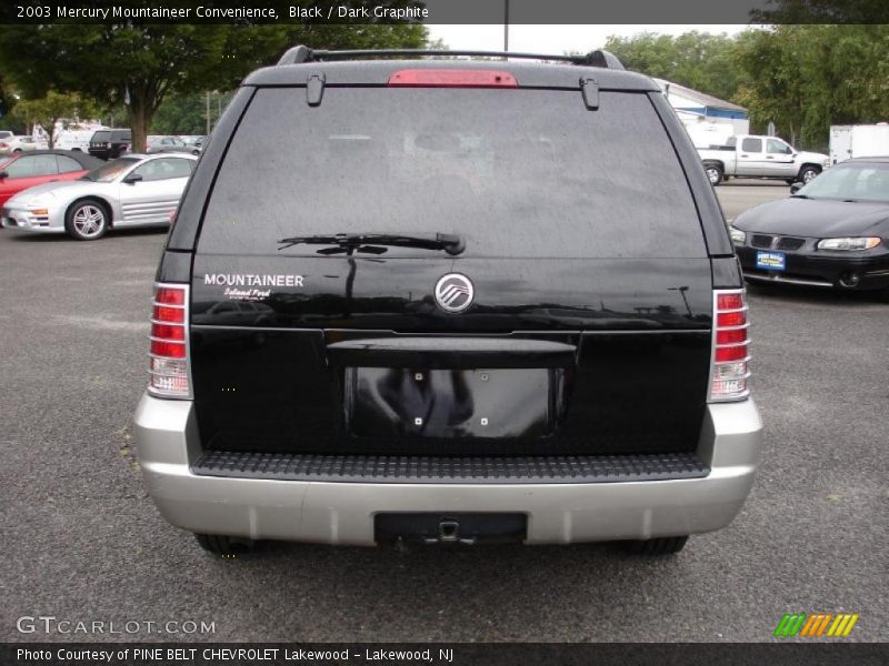 Black / Dark Graphite 2003 Mercury Mountaineer Convenience