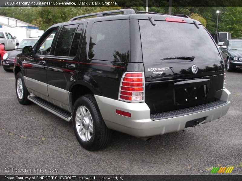 Black / Dark Graphite 2003 Mercury Mountaineer Convenience