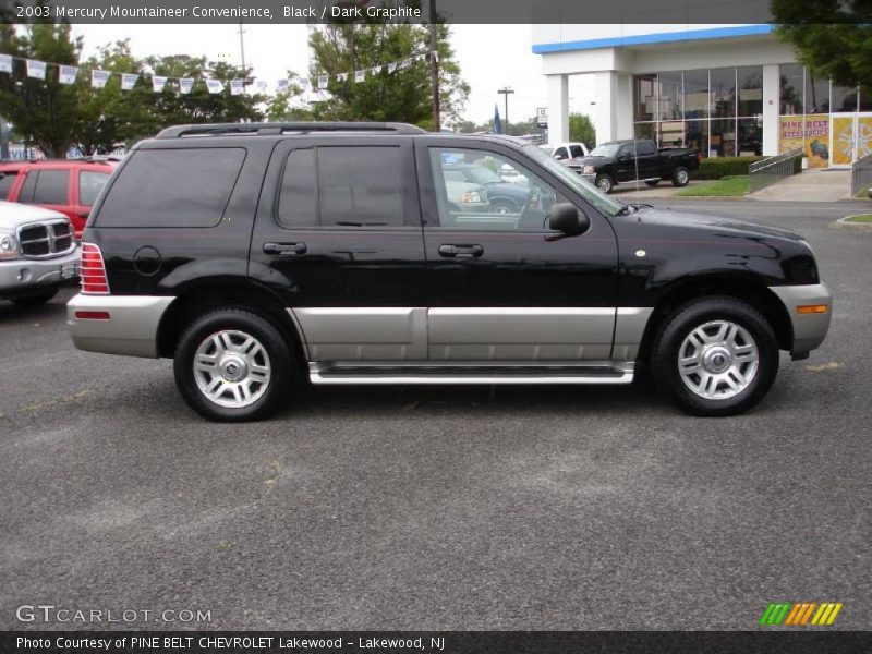 Black / Dark Graphite 2003 Mercury Mountaineer Convenience