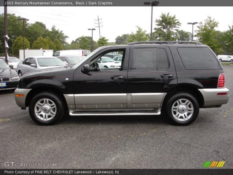 Black / Dark Graphite 2003 Mercury Mountaineer Convenience