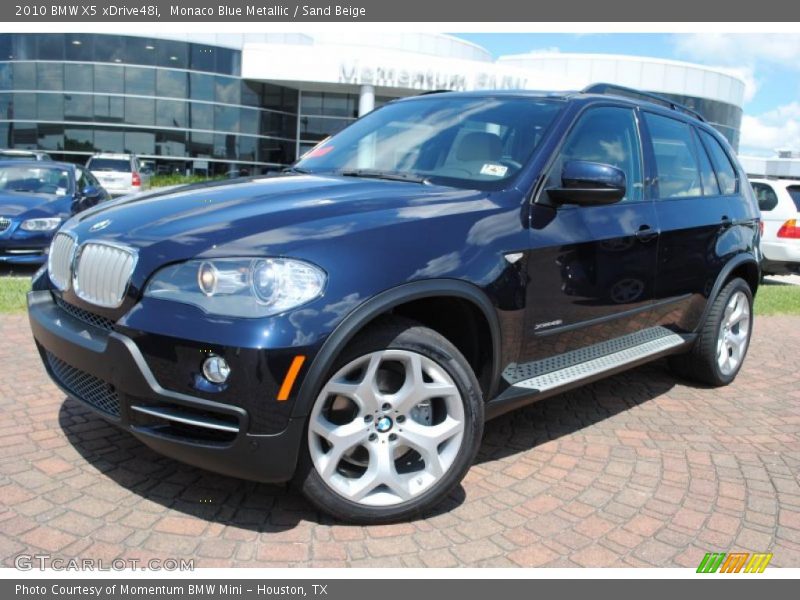 Monaco Blue Metallic / Sand Beige 2010 BMW X5 xDrive48i