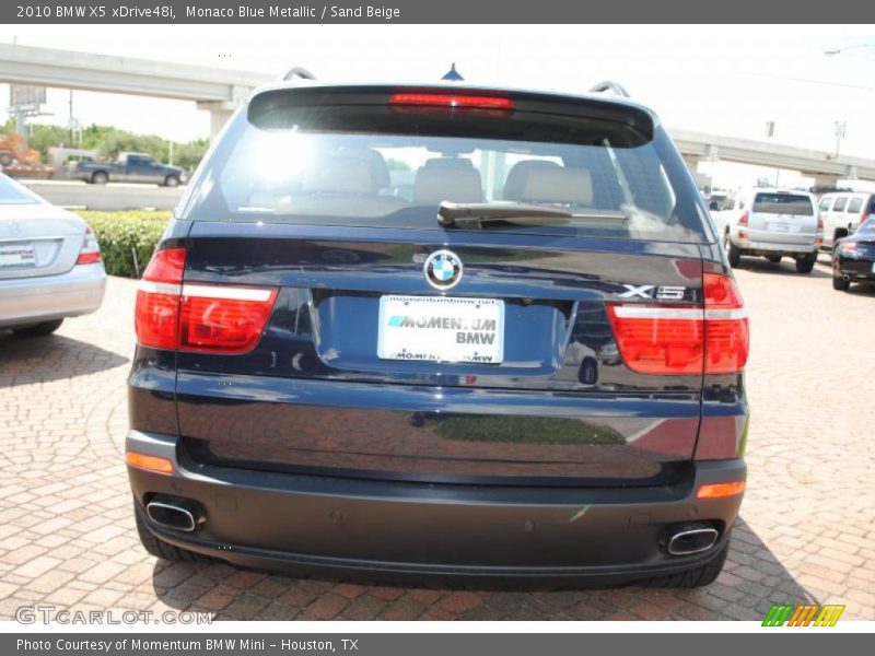 Monaco Blue Metallic / Sand Beige 2010 BMW X5 xDrive48i