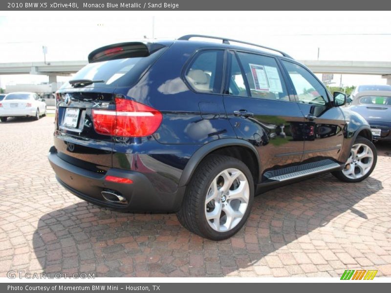 Monaco Blue Metallic / Sand Beige 2010 BMW X5 xDrive48i