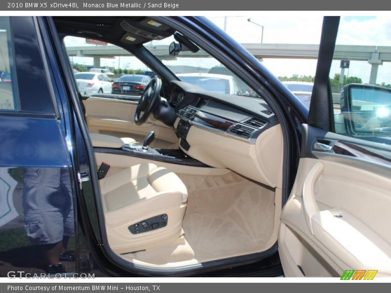 Monaco Blue Metallic / Sand Beige 2010 BMW X5 xDrive48i