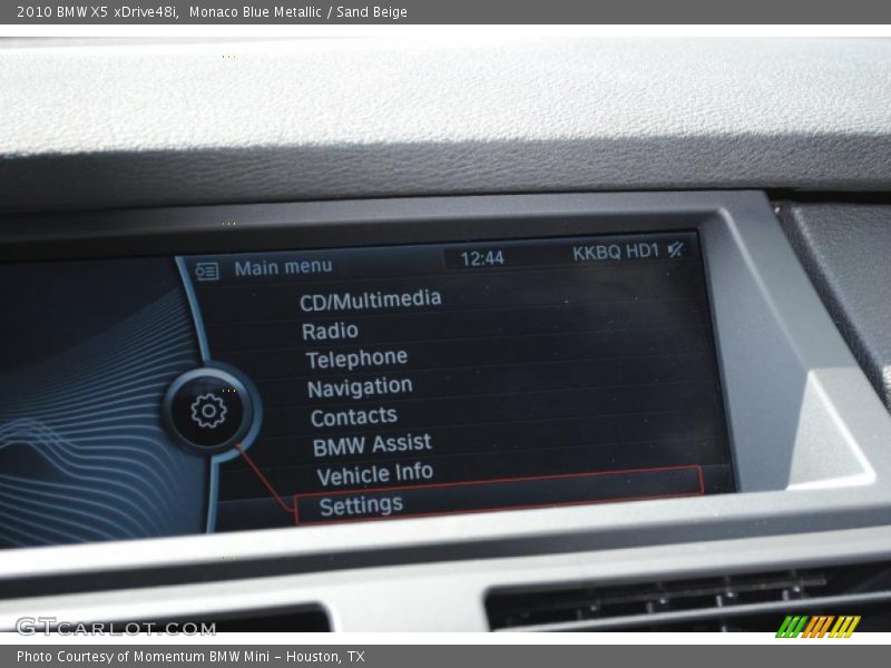 Monaco Blue Metallic / Sand Beige 2010 BMW X5 xDrive48i