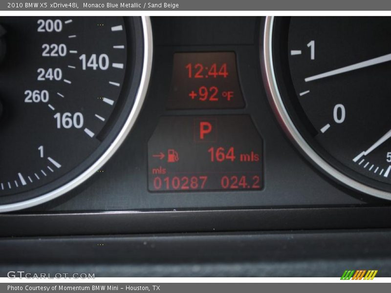Monaco Blue Metallic / Sand Beige 2010 BMW X5 xDrive48i