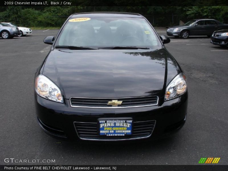 Black / Gray 2009 Chevrolet Impala LT