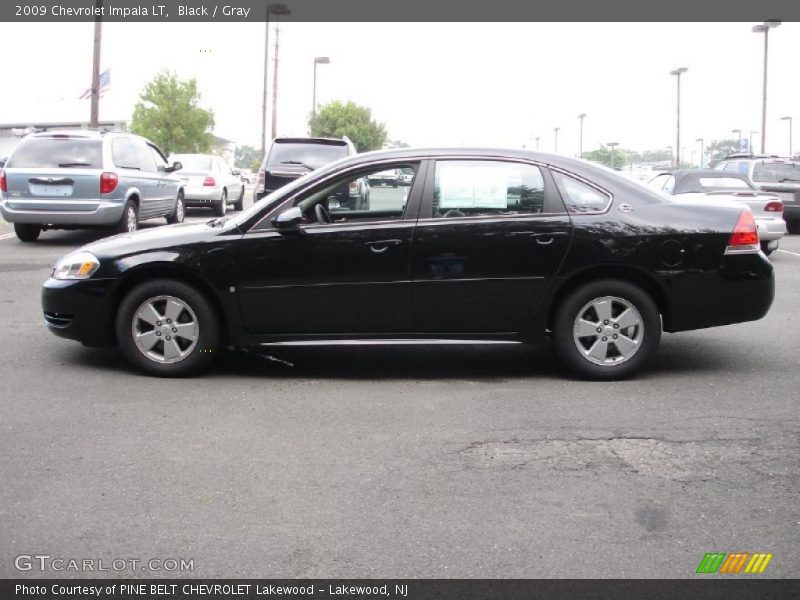 Black / Gray 2009 Chevrolet Impala LT