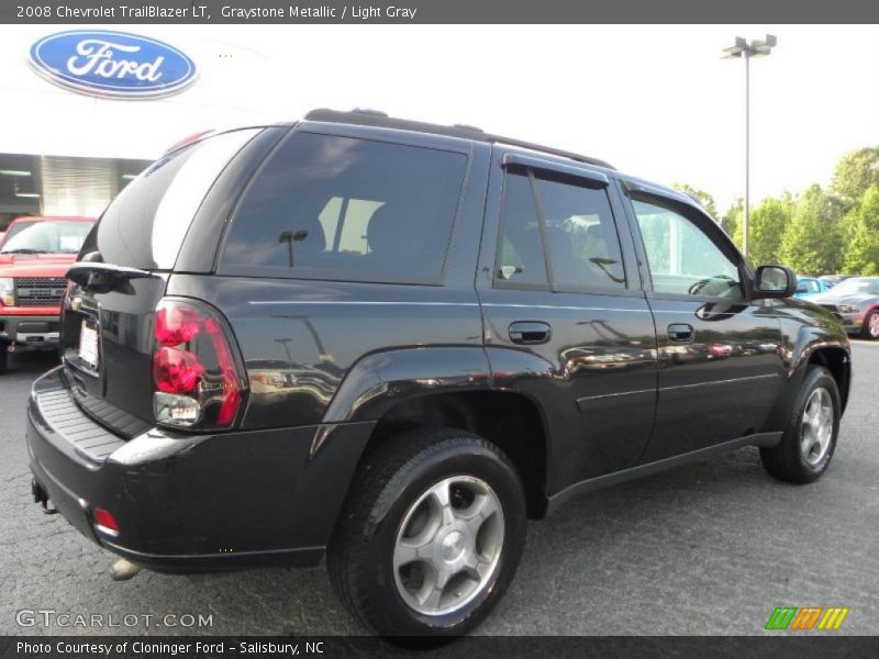 Graystone Metallic / Light Gray 2008 Chevrolet TrailBlazer LT