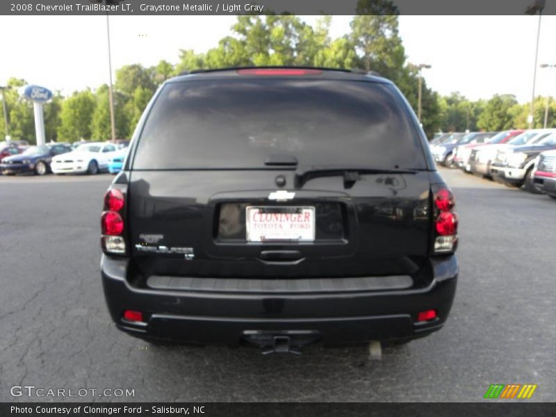 Graystone Metallic / Light Gray 2008 Chevrolet TrailBlazer LT
