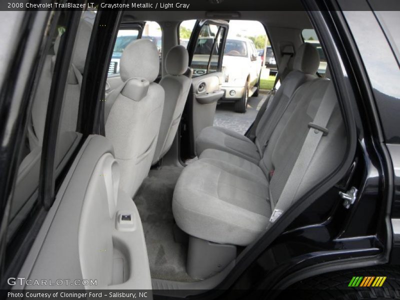 Graystone Metallic / Light Gray 2008 Chevrolet TrailBlazer LT