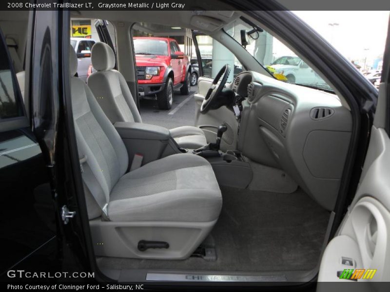 Graystone Metallic / Light Gray 2008 Chevrolet TrailBlazer LT