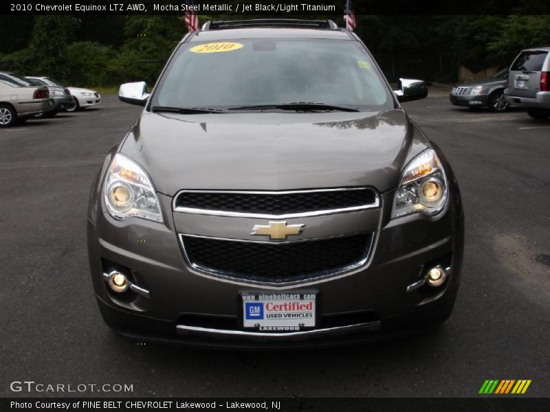 Mocha Steel Metallic / Jet Black/Light Titanium 2010 Chevrolet Equinox LTZ AWD