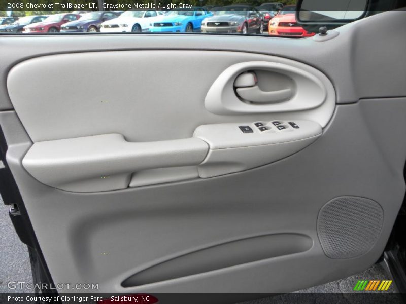 Graystone Metallic / Light Gray 2008 Chevrolet TrailBlazer LT