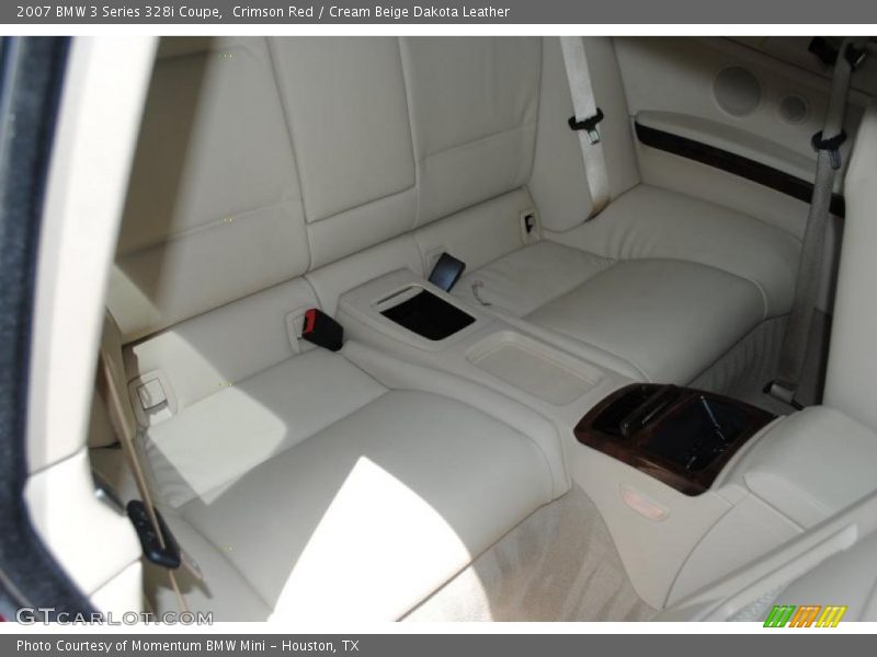 Crimson Red / Cream Beige Dakota Leather 2007 BMW 3 Series 328i Coupe