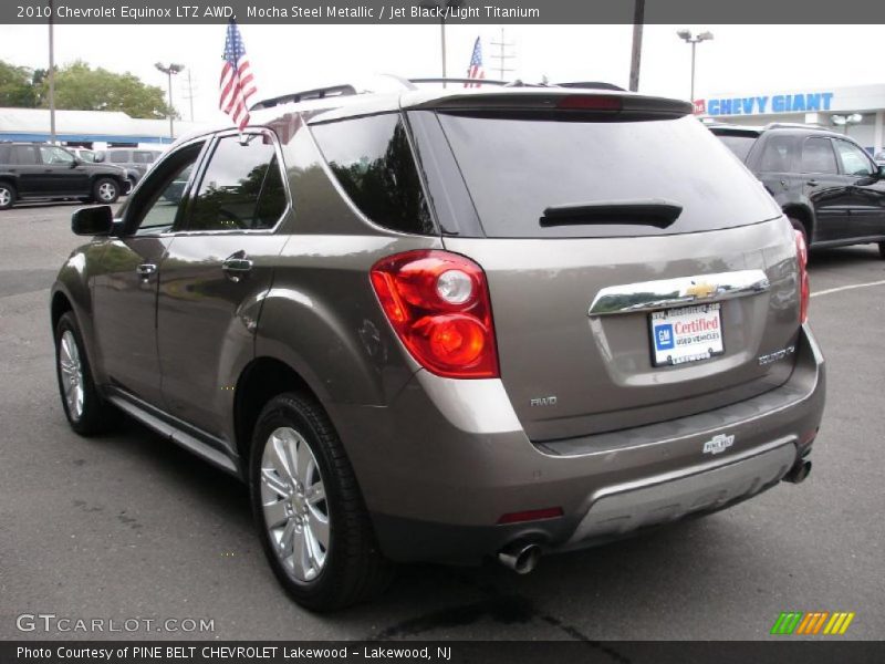 Mocha Steel Metallic / Jet Black/Light Titanium 2010 Chevrolet Equinox LTZ AWD