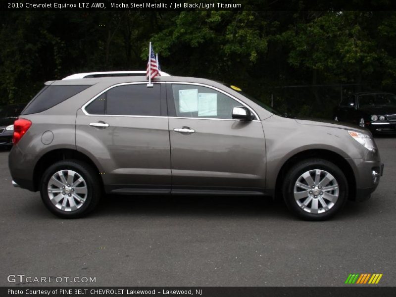 Mocha Steel Metallic / Jet Black/Light Titanium 2010 Chevrolet Equinox LTZ AWD