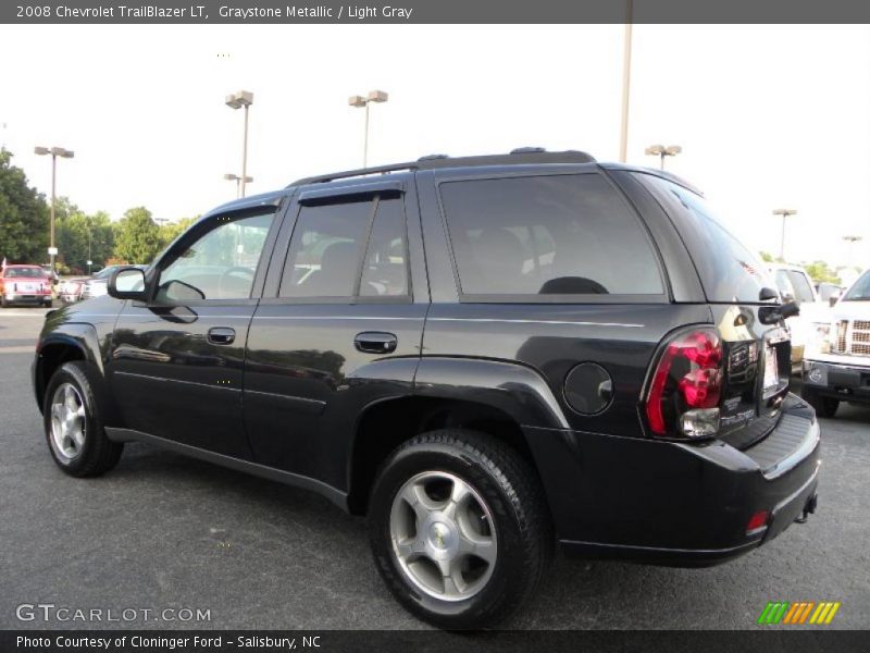 Graystone Metallic / Light Gray 2008 Chevrolet TrailBlazer LT