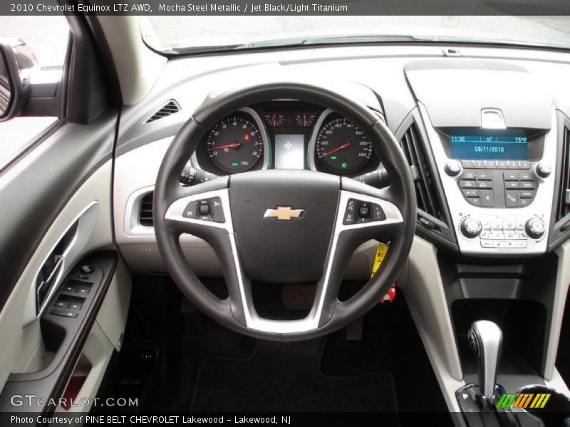 Mocha Steel Metallic / Jet Black/Light Titanium 2010 Chevrolet Equinox LTZ AWD