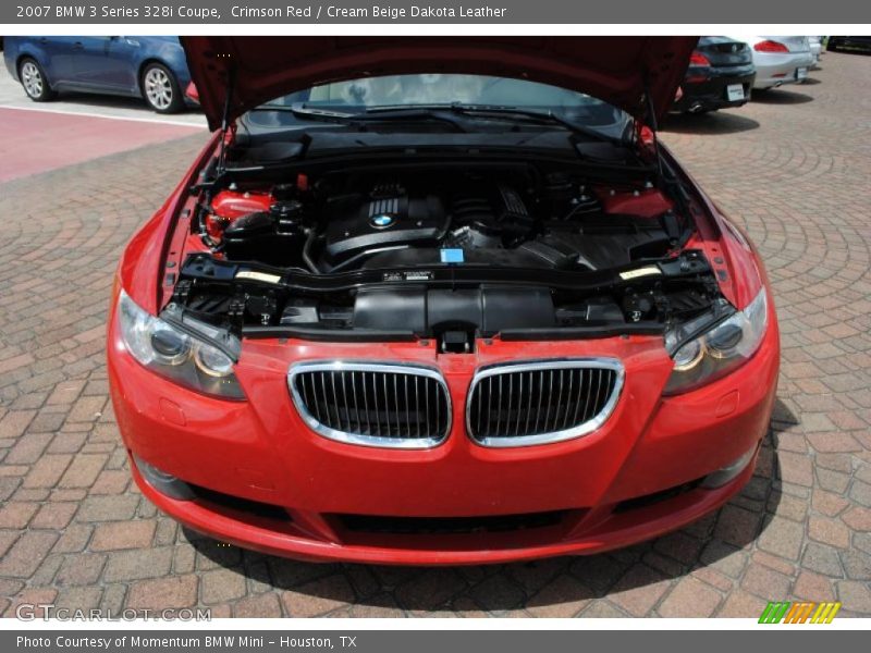 Crimson Red / Cream Beige Dakota Leather 2007 BMW 3 Series 328i Coupe