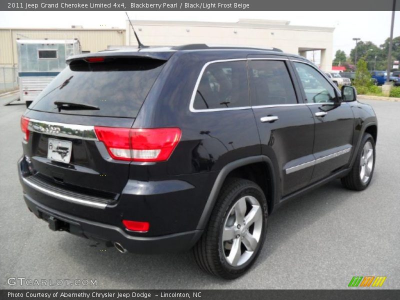 Blackberry Pearl / Black/Light Frost Beige 2011 Jeep Grand Cherokee Limited 4x4