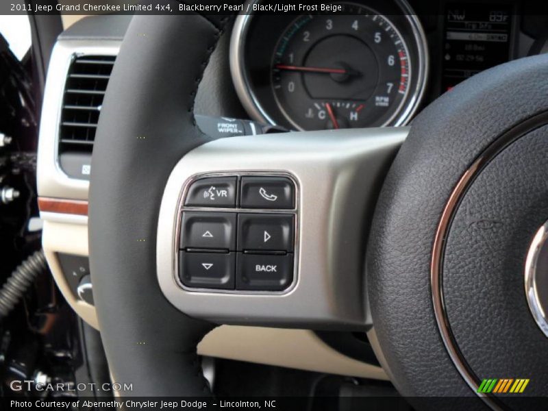 Blackberry Pearl / Black/Light Frost Beige 2011 Jeep Grand Cherokee Limited 4x4