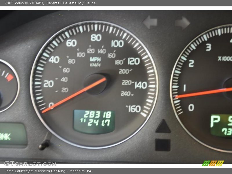 Barents Blue Metallic / Taupe 2005 Volvo XC70 AWD