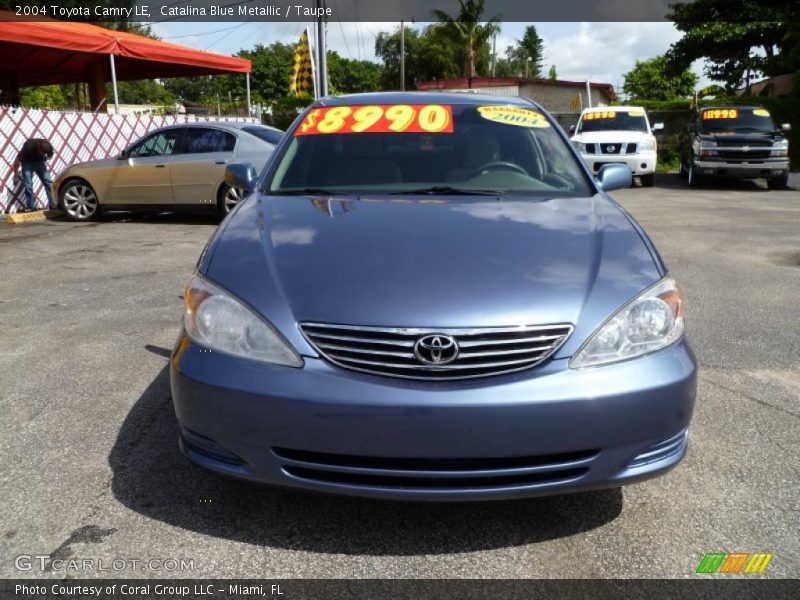 Catalina Blue Metallic / Taupe 2004 Toyota Camry LE