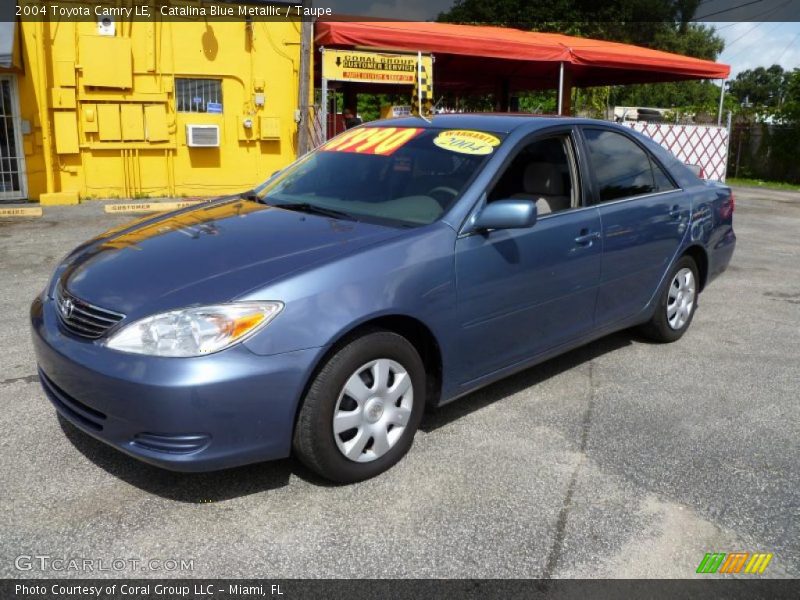 Catalina Blue Metallic / Taupe 2004 Toyota Camry LE