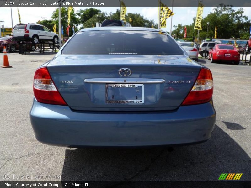 Catalina Blue Metallic / Taupe 2004 Toyota Camry LE