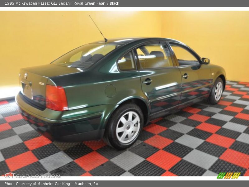 Royal Green Pearl / Black 1999 Volkswagen Passat GLS Sedan