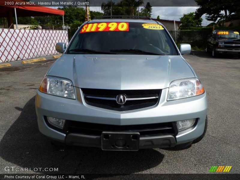Havasu Blue Metallic / Quartz 2003 Acura MDX