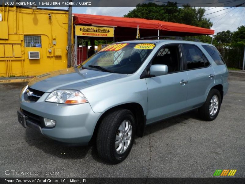 Havasu Blue Metallic / Quartz 2003 Acura MDX