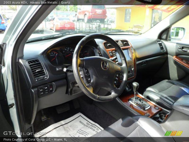 Havasu Blue Metallic / Quartz 2003 Acura MDX