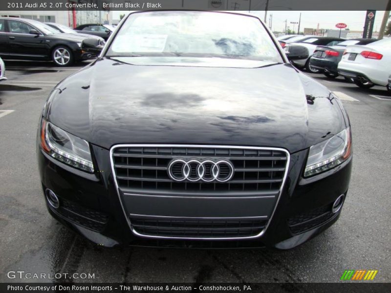 Brilliant Black / Black 2011 Audi A5 2.0T Convertible