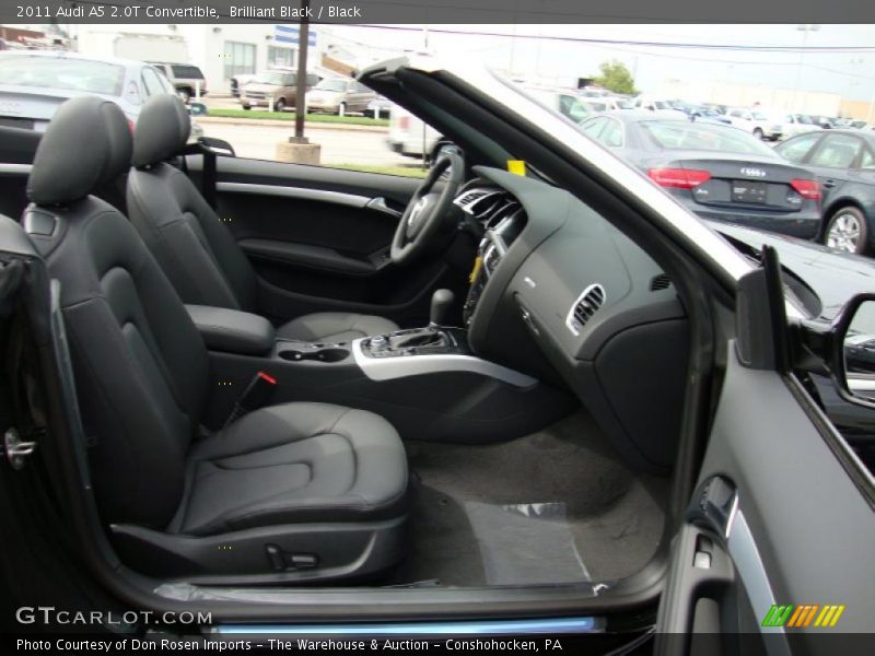 Brilliant Black / Black 2011 Audi A5 2.0T Convertible