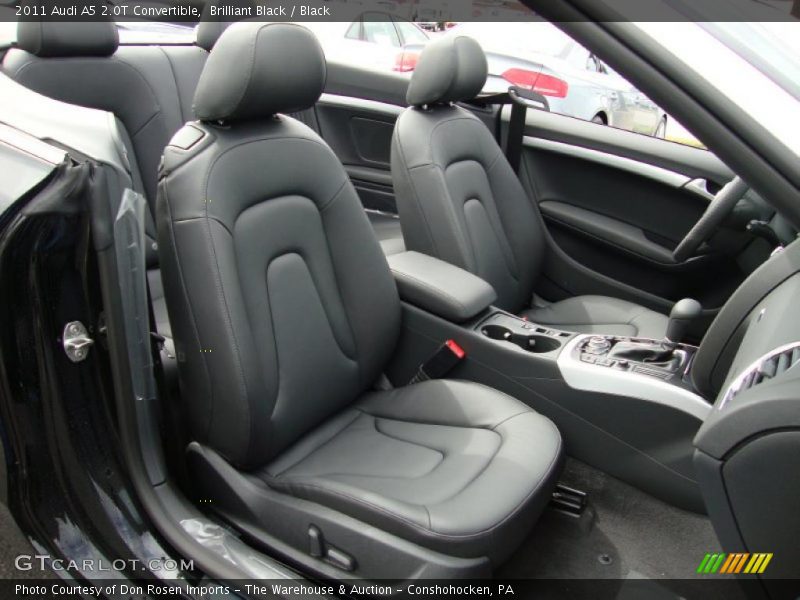 Brilliant Black / Black 2011 Audi A5 2.0T Convertible