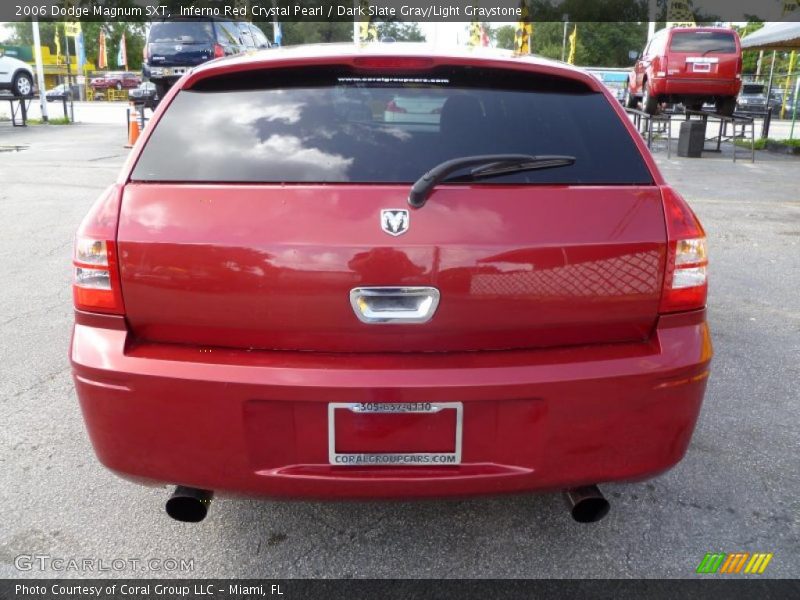 Inferno Red Crystal Pearl / Dark Slate Gray/Light Graystone 2006 Dodge Magnum SXT