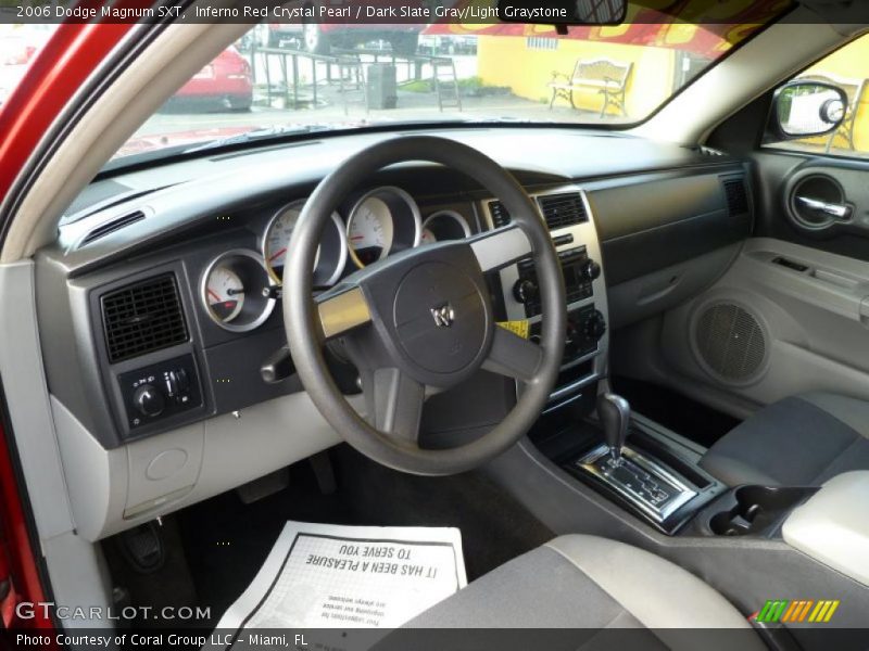 Inferno Red Crystal Pearl / Dark Slate Gray/Light Graystone 2006 Dodge Magnum SXT