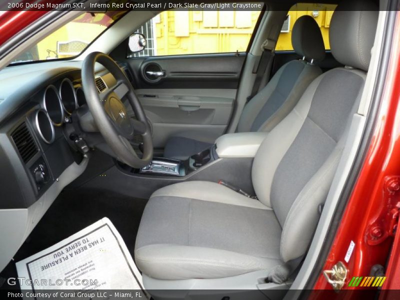 Inferno Red Crystal Pearl / Dark Slate Gray/Light Graystone 2006 Dodge Magnum SXT