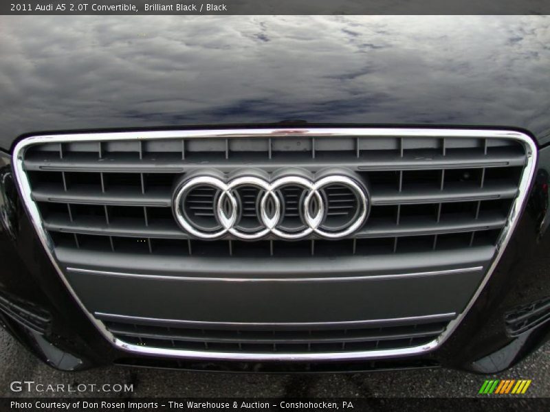 Brilliant Black / Black 2011 Audi A5 2.0T Convertible