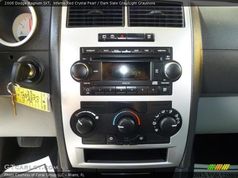 Inferno Red Crystal Pearl / Dark Slate Gray/Light Graystone 2006 Dodge Magnum SXT