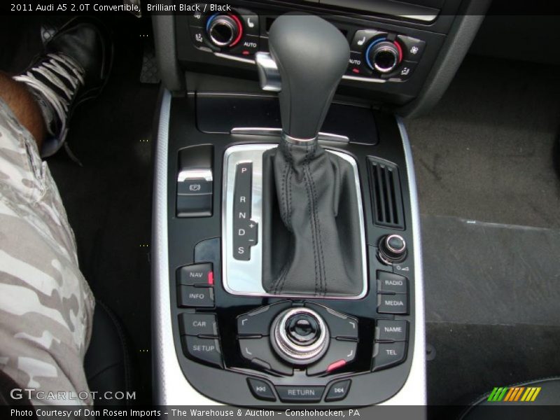 Brilliant Black / Black 2011 Audi A5 2.0T Convertible