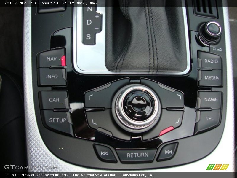 Brilliant Black / Black 2011 Audi A5 2.0T Convertible