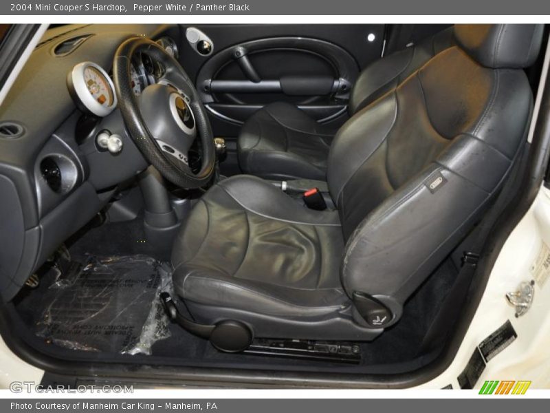 Pepper White / Panther Black 2004 Mini Cooper S Hardtop