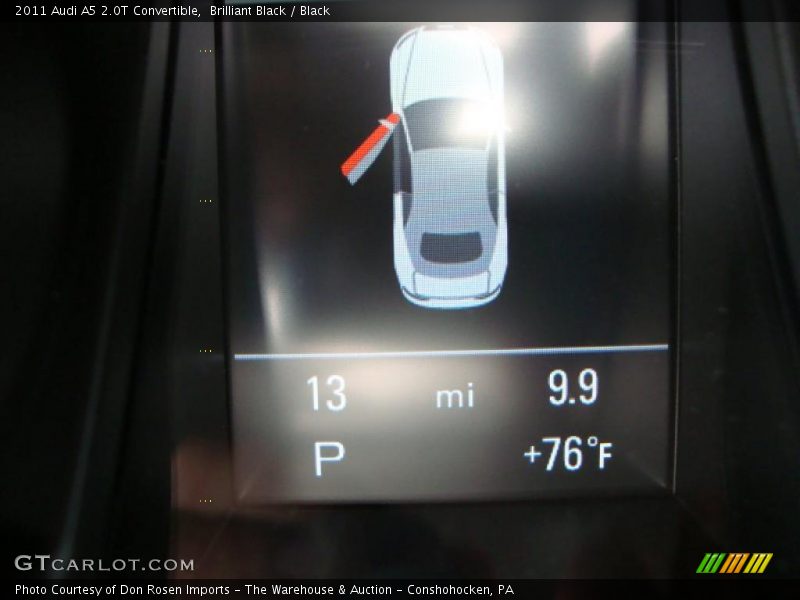 Brilliant Black / Black 2011 Audi A5 2.0T Convertible