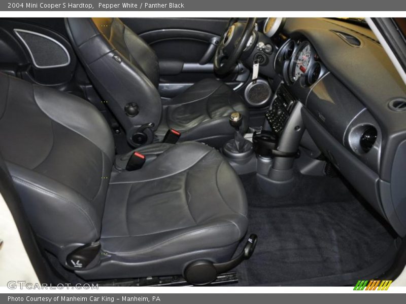 Pepper White / Panther Black 2004 Mini Cooper S Hardtop