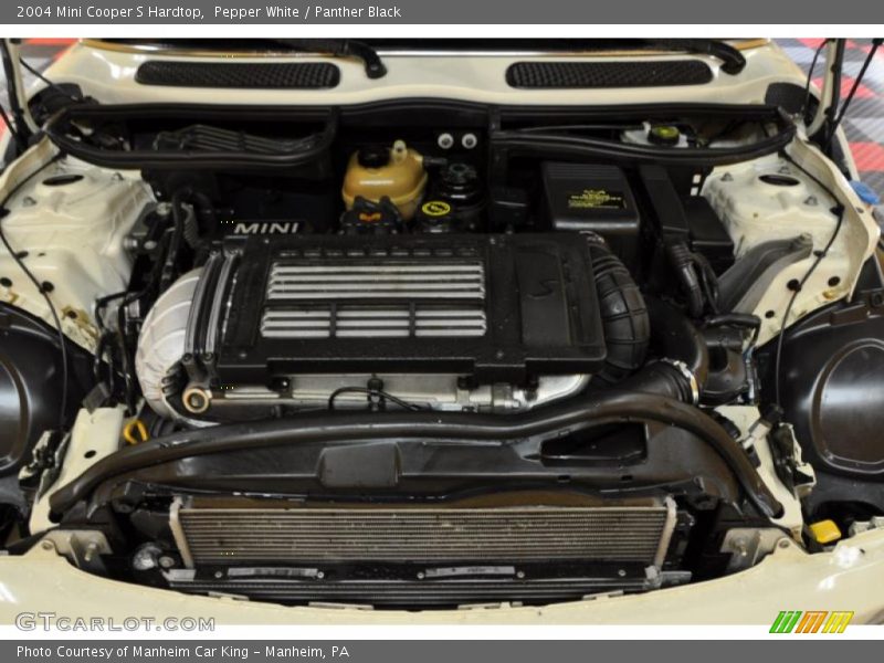 Pepper White / Panther Black 2004 Mini Cooper S Hardtop