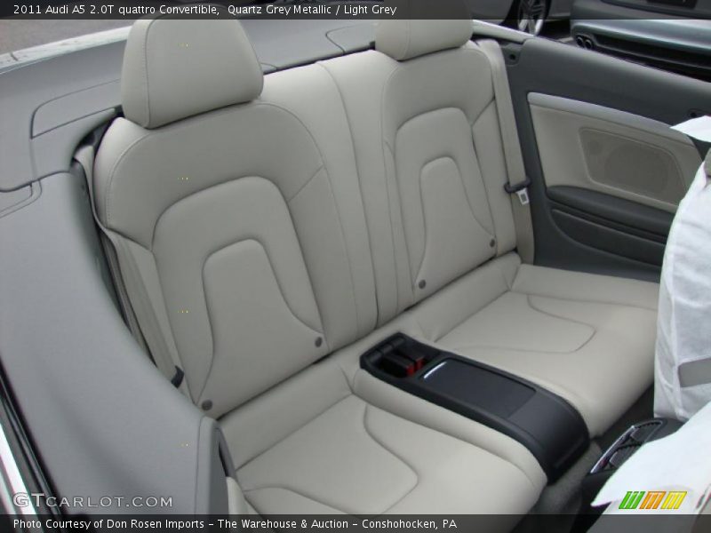 Quartz Grey Metallic / Light Grey 2011 Audi A5 2.0T quattro Convertible