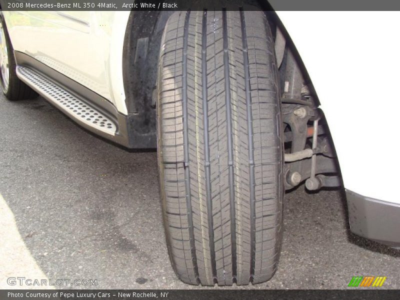 Arctic White / Black 2008 Mercedes-Benz ML 350 4Matic